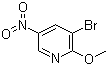 结构式 CAS# 15862-50-7, 3-溴-2-甲氧基-5-硝基吡啶