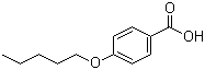 structure of CAS# 15872-41-0, 4-Pentyloxybenzoic acid ;4-n-Amyloxybenzoic acid; 4-n-Pentyloxybenzoic acid
