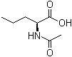 结构式 CAS# 15891-50-6, N-乙酰基-L-正缬氨酸