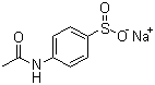 Sodium 4-acetamidobenzenesulfinate molecular structure (CAS 15898-43-8)