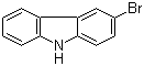 structure of CAS# 1592-95-6, 3-Bromo-9H-carbazole