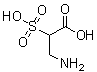 structure of CAS# 15924-28-4, 3-Amino-2-sulfopropanoic acid