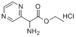 结构式 CAS# 159470-82-3, 乙基2-氨基-2-(吡嗪-2-基)乙酸酯盐酸盐