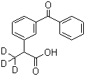 结构式 CAS# 159490-55-8, 三氘代酮洛芬