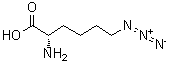 结构式 CAS# 159610-92-1, 6-叠氮基-L-正亮氨酸