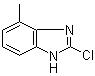 结构式 CAS# 15965-57-8, 2-氯-4-甲基-1H-苯并咪唑
