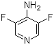 3,5-Difluoropyridin-4-amine molecular structure (CAS 159783-22-9)