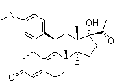 structure of CAS# 159811-51-5, Ulipristal;(11beta)-11-[4-(Dimethylamino)phenyl]-17-hydroxy-19-norpregna-4,9-diene-3,20-dione