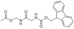 structure of CAS# 1599440-06-8, [2-(Fmoc-amino)acetamido]methyl Acetate;[[2-(9H-fluoren-9-ylmethoxycarbonylamino)acetyl]amino]methyl acetate