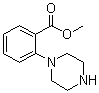 structure of CAS# 159974-63-7, 2-(Piperazin-1-yl)benzoic acid methyl ester;Methyl 2-piperazin-1-ylbenzoate