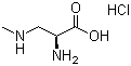 structure of CAS# 16012-55-8, 3-(Methylamino)-L-alanine hydrochloride;3-(Methylamino)-L-alanine monohydrochloride