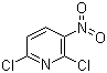 结构式 CAS# 16013-85-7, 2,6-二氯-3-硝基吡啶