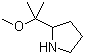 structure of CAS# 160142-25-6, 2-(2-Methoxypropan-2-yl)pyrrolidine