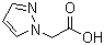 2-(1H-Pyrazol-1-yl)acetic acid molecular structure (CAS 16034-48-3)