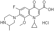 Gatifloxacin hydrochloride molecular structure (CAS 160738-57-8)