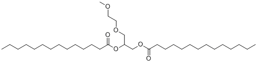 structure of CAS# 160743-62-4, mPEG-Dimyristoyl glycerol;1,2-Dimyristoyl-sn-glycero-3-methoxypolyethylene glycol