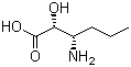 (2R,3S)-3-Amino-2-hydroxyhexanoic acid molecular structure (CAS 160801-75-2)
