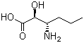 (2S,3S)-3-Amino-2-hydroxyhexanoic acid molecular structure (CAS 160801-76-3)