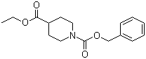 结构式 CAS# 160809-38-1, 1-苄氧羰基哌啶-4-羧酸乙酯