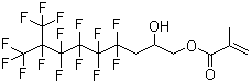 3-(Perfluoro-5-methylhexyl)-2-hydroxypropyl methacrylate molecular structure (CAS 16083-81-1)