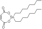 Dioctyl(maleate)tin  molecular structure (CAS 16091-18-2)