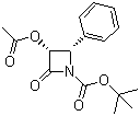 (3R,4S)-1-tert-Butoxycarbonyl-3-acetoxy-4-phenyl-2-azetidinone molecular structure (CAS 161183-22-8)
