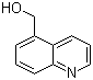 structure of CAS# 16178-42-0, Quinoline-5-methanol;5-(Hydroxymethyl)quinoline