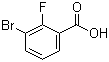 结构式 CAS# 161957-56-8, 3-溴-2-氟苯甲酸