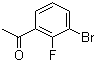 structure of CAS# 161957-61-5, 3'-Bromo-2'-fluoroacetophenone;1-(3-Bromo-2-fluoro-phenyl)ethanone