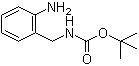 结构式 CAS# 162046-50-6, (2-氨基苄基)氨基甲酸叔丁酯
