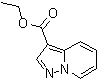 structure of CAS# 16205-44-0, Pyrazolo[1,5-a]pyridine-3-carboxylic acid ethyl ester;Ethyl pyrazolo[1,5-a]pyridine-3-carboxylate