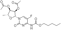 5'-Deoxy-5-fluoro-N-[(pentyloxy)carbonyl]cytidine 2',3'-diacetate molecular structure (CAS 162204-20-8)