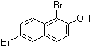 structure of CAS# 16239-18-2, 1,6-Dibromo-2-naphthol