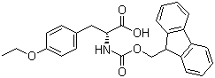 Fmoc-O-ethyl-D-tyrosine molecular structure (CAS 162502-65-0)