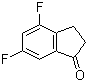 structure of CAS# 162548-73-4, 4,6-Difluoro-1-indanone;4,6-Difluoro-2,3-dihydroinden-1-one