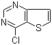 4-Chlorothieno[3,2-d]pyrimidine molecular structure (CAS 16269-66-2)