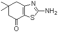 2-Amino-5,5-dimethyl-5,6-dihydro-4H-benzothiazol-7-one molecular structure (CAS 1629-95-4)