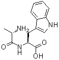 L-丙氨酰-L-色氨酸分子结构 (CAS 16305-75-2)