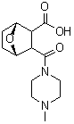 结构式 CAS# 1632032-53-1, rel-(1R,4S)-3-[(4-甲基-1-哌嗪基)羰基]-7-氧杂双环[2.2.1]庚烷-2-羧酸