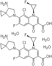 Sitafloxacin hydrate (2:3) molecular structure (CAS 163253-35-8)
