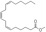 structure of CAS# 16326-32-2, (6Z,9Z,12Z)-6,9,12-Octadecatrienoic acid methyl ester;Methyl octadeca-6,9,12-trienoate; Methyl gamma-linolenate