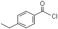结构式 CAS# 16331-45-6, 对乙基苯甲酰氯; 4-乙基苯甲酰氯