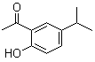 2'-Hydroxy-5'-isopropylacetophenone molecular structure (CAS 1634-36-2)