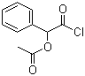 structure of CAS# 1638-63-7, 2-Acetoxy-2-phenylacetyl chloride;1-(Chloroformyl)benzyl acetate; O-Acetylmandelic acid chloride