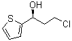 structure of CAS# 164071-56-1, (alphaS)-alpha-(2-Chloroethyl)-2-thiophenemethanol;(1S)-3-Chloro-1-(2-thienyl)-1-propanol; (1S)-3-Chloro-1-thiophen-2-ylpropan-1-ol; (S)-3-Chloro-1-(thiophen-2-yl)propan-1-ol