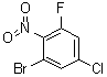 structure of CAS# 1642542-05-9, 1-Bromo-5-chloro-3-fluoro-2-nitrobenzene
