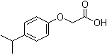 structure of CAS# 1643-16-9, 4-Isopropylphenoxyacetic acid;[(4-Isopropylphenyl)oxy]acetic acid; [[4-(1-Methylethyl)phenyl]oxy]acetic acid
