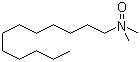 structure of CAS# 1643-20-5, N-Dodecyl-N,N-dimethylamine oxide;Dimethylaurylamine oxide; Dimethyldodecylamine N-oxide; Dimethyldodecylamine oxide; Dimethyllaurylamine oxide; Dodecyldimethylamine oxide; N-Lauryldimethylamine N-oxide