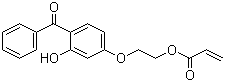 structure of CAS# 16432-81-8, 2-(4-Benzoyl-3-hydroxyphenoxy)ethyl acrylate;Cyasorb UV 209; Cyasorb UV 2098; Cyasorb UV 416; UV 2098; UV 416