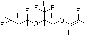 Perfluoro(5-methyl-3,6-dioxanon-1-ene) molecular structure (CAS 1644-11-7)